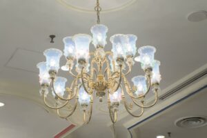 Lustre coller au plafond