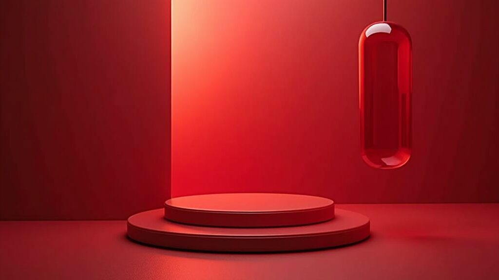 verre à pied rouge